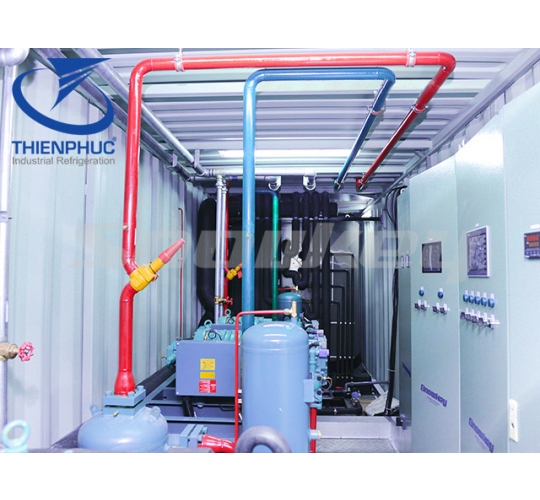 Containerized flake ice machine unit TP-FIP63(63T/D)