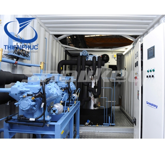 Containerized flake ice machine unit TP-FIP10(10T/D)